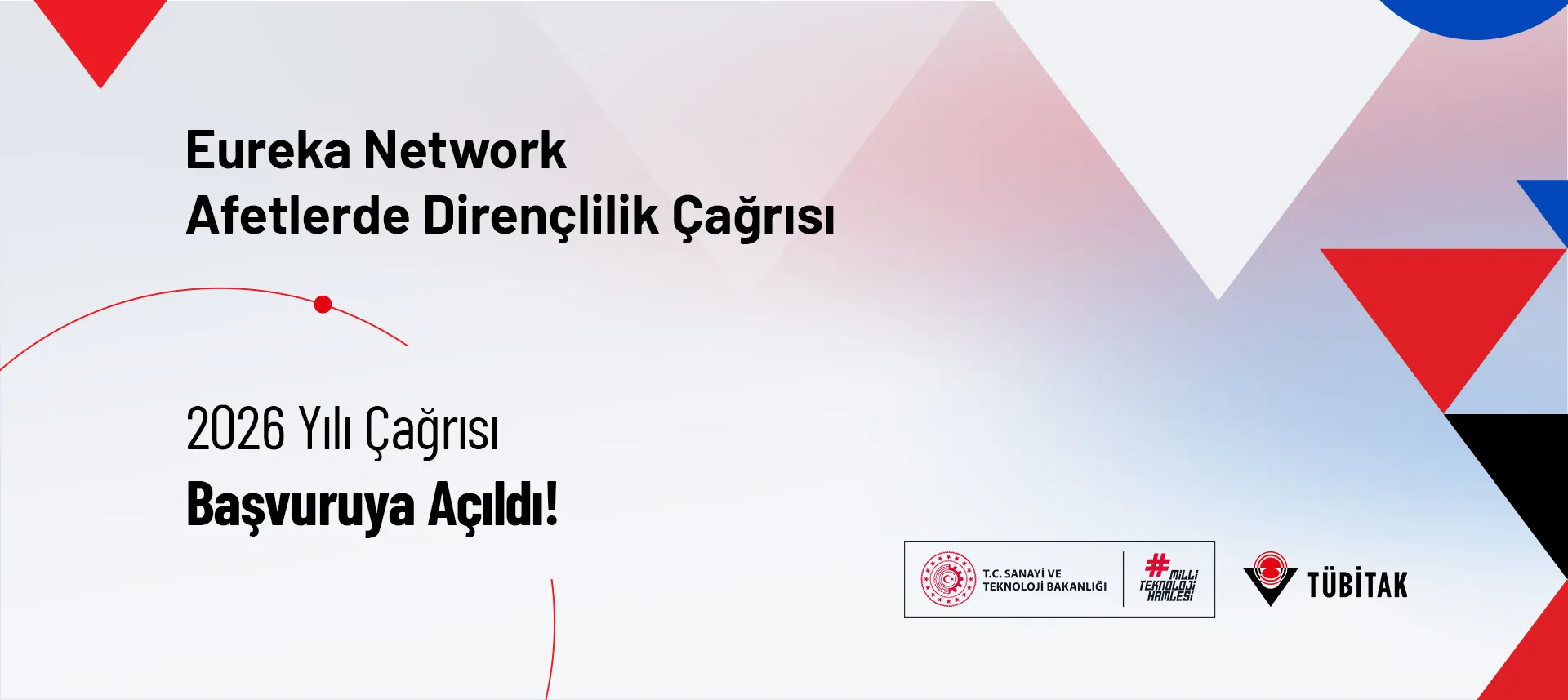 Eureka Network Afetlerde Dirençlilik 2026 çağrısı görseli